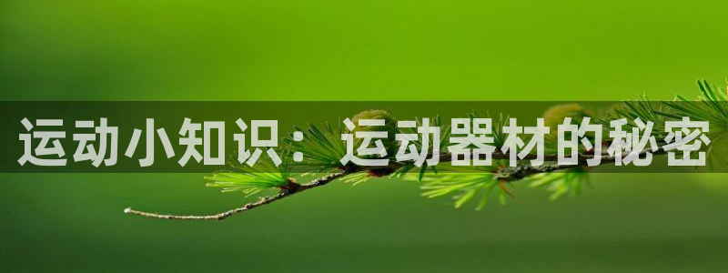征途国际平台注册要钱吗安全吗：运动小知识：运动器材的