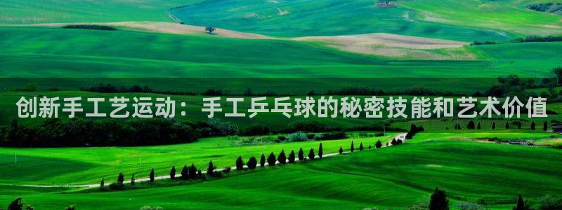 征途国际集团官网网址：创新手工艺运动：手工乒乓球的秘密技能和